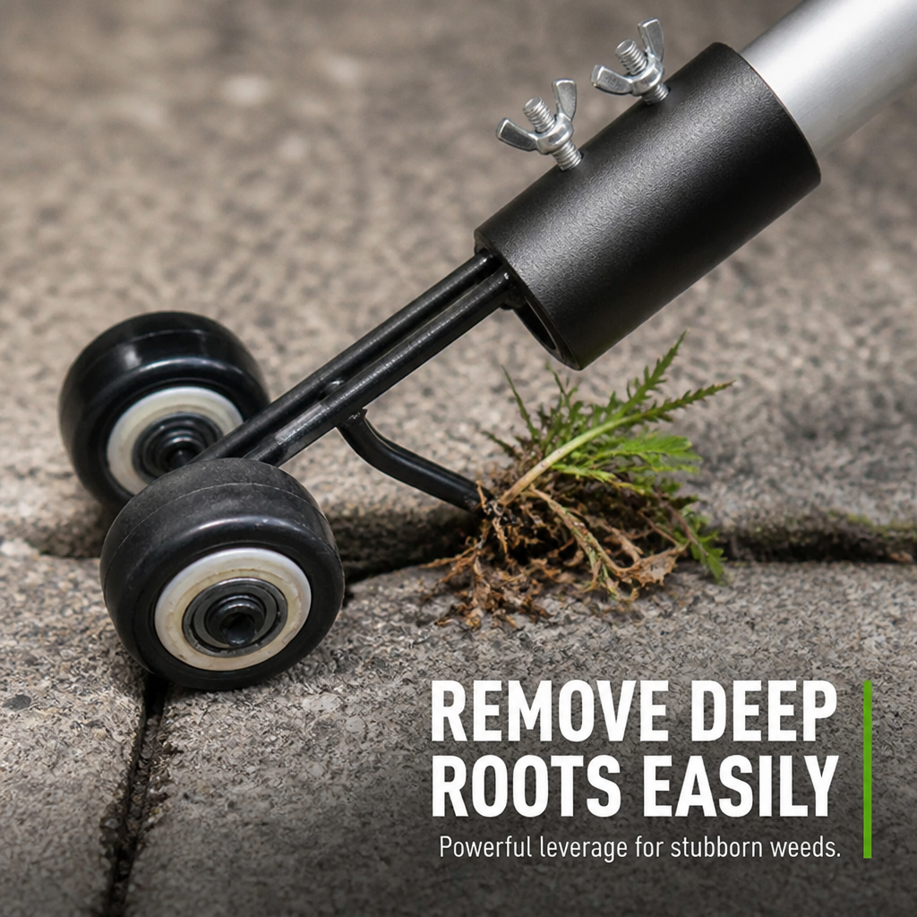 Precision Gap Weeder for Garden Paths Cracks and Flower Beds