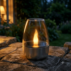 Solar Flickering Candle Light for Patio, Garden and Outdoor Decor