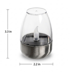 Solar Flickering Candle Light for Patio, Garden and Outdoor Decor