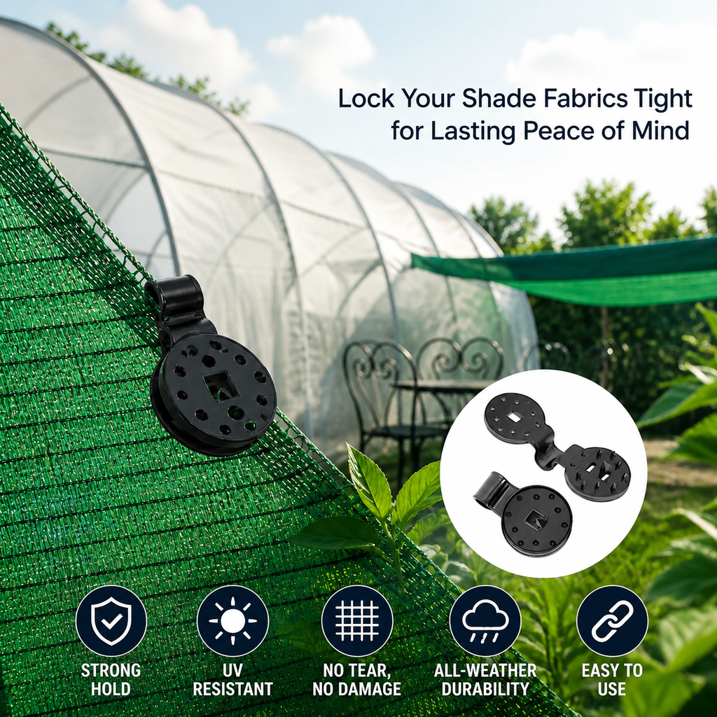 Heavy Duty Shade Cloth Clips for Shade Nets Tarps and Mesh Fabric