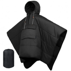 3-in-1 Wearable Hooded Poncho Blanket – Lightweight Camping Blanket with Pocket
