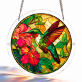 Acrylic Jigsaw Puzzle Suncatcher Emerald Flame Hummingbird