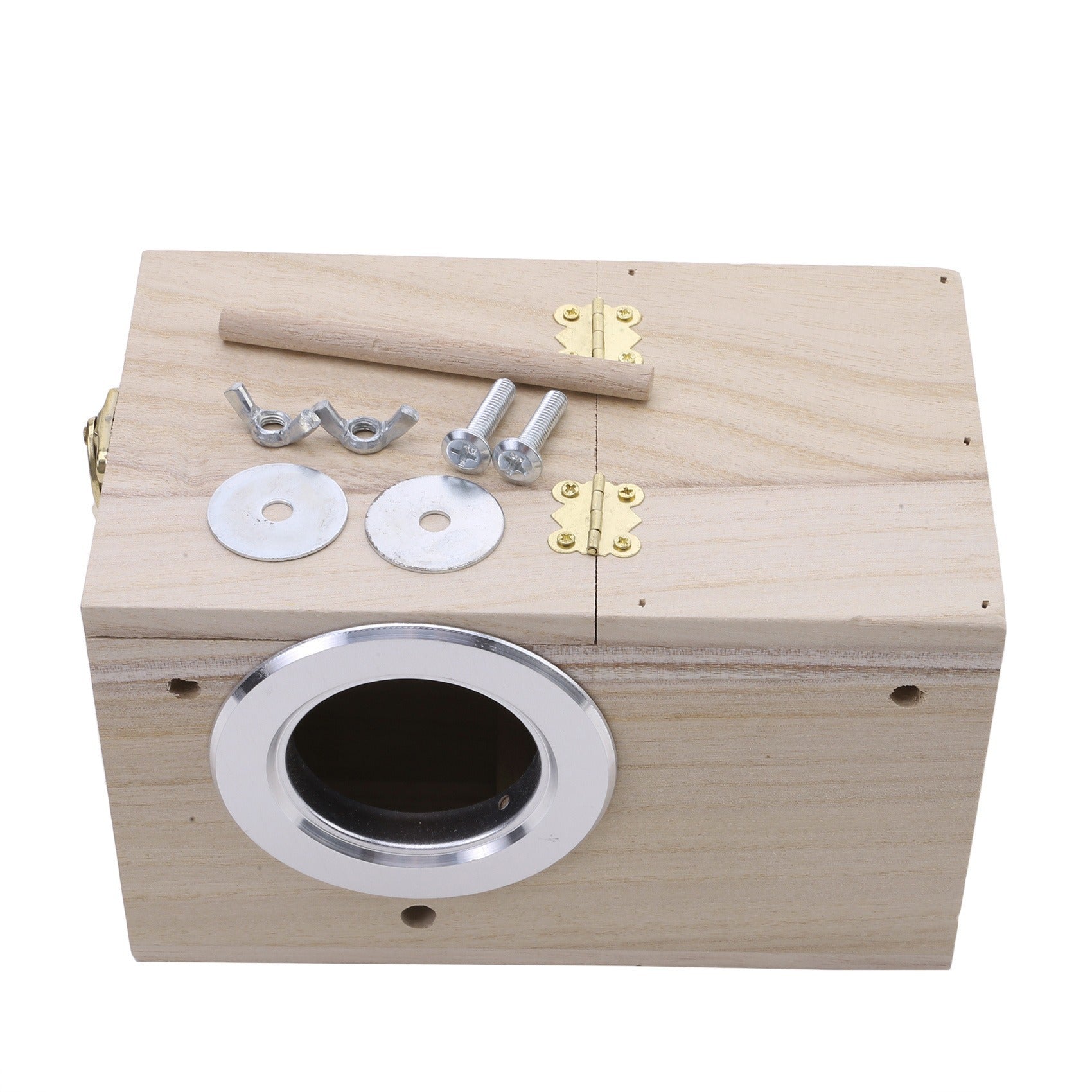 Wooden Bird Nesting Box for Parakeets, Budgies & Cockatiels