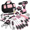 157 Pcs Household Tool Kit with 20V Cordless Lithium-ion Drill Driver