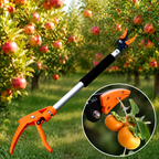 Telescopic pruning shear with spring mechanism – Extendable from 37-60 cm