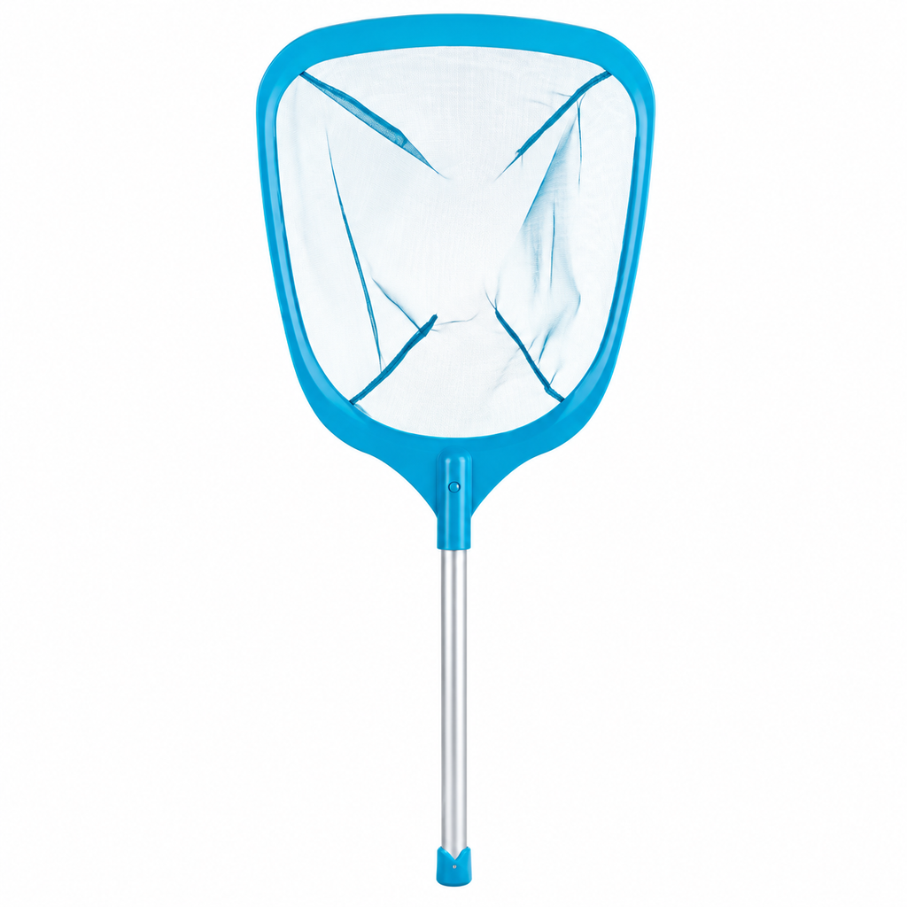 Pool Skimmer Net with Pole – Fine Mesh Leaf & Debris Scoop