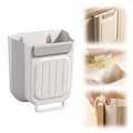 Foldable Hanging Kitchen Trash Can for Cabinet Doors
