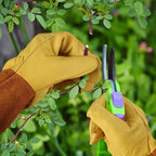 Long Protective Garden Gloves for Roses Pruning and Yard Work