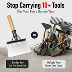 Stainless Steel Garden Hoe Scraper for Weeds Moss and Soil