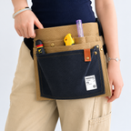 Garden Tool Waist Bag with Adjustable Belt and Multi Pockets