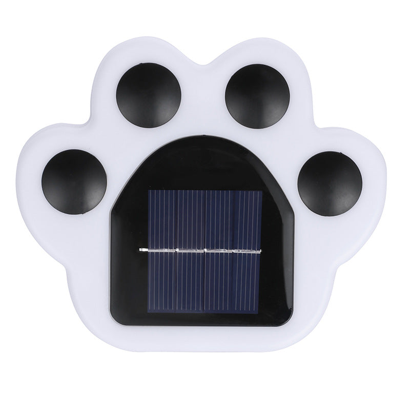 LED Solar Paw Print Light Waterproof for Garden Lawn Patio