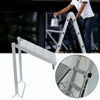 Foldable Ladder Work Platform Aluminum Step Ladder Shelf