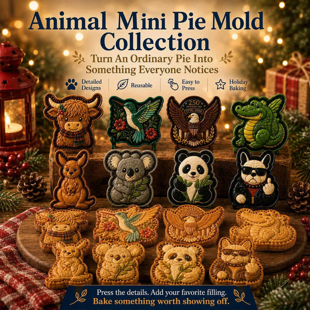 Animal Mini Pie Mold Collection