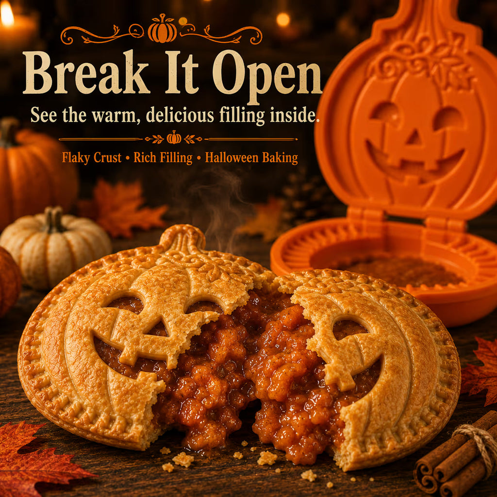 8-Design Halloween Hand Pie Mold Collection