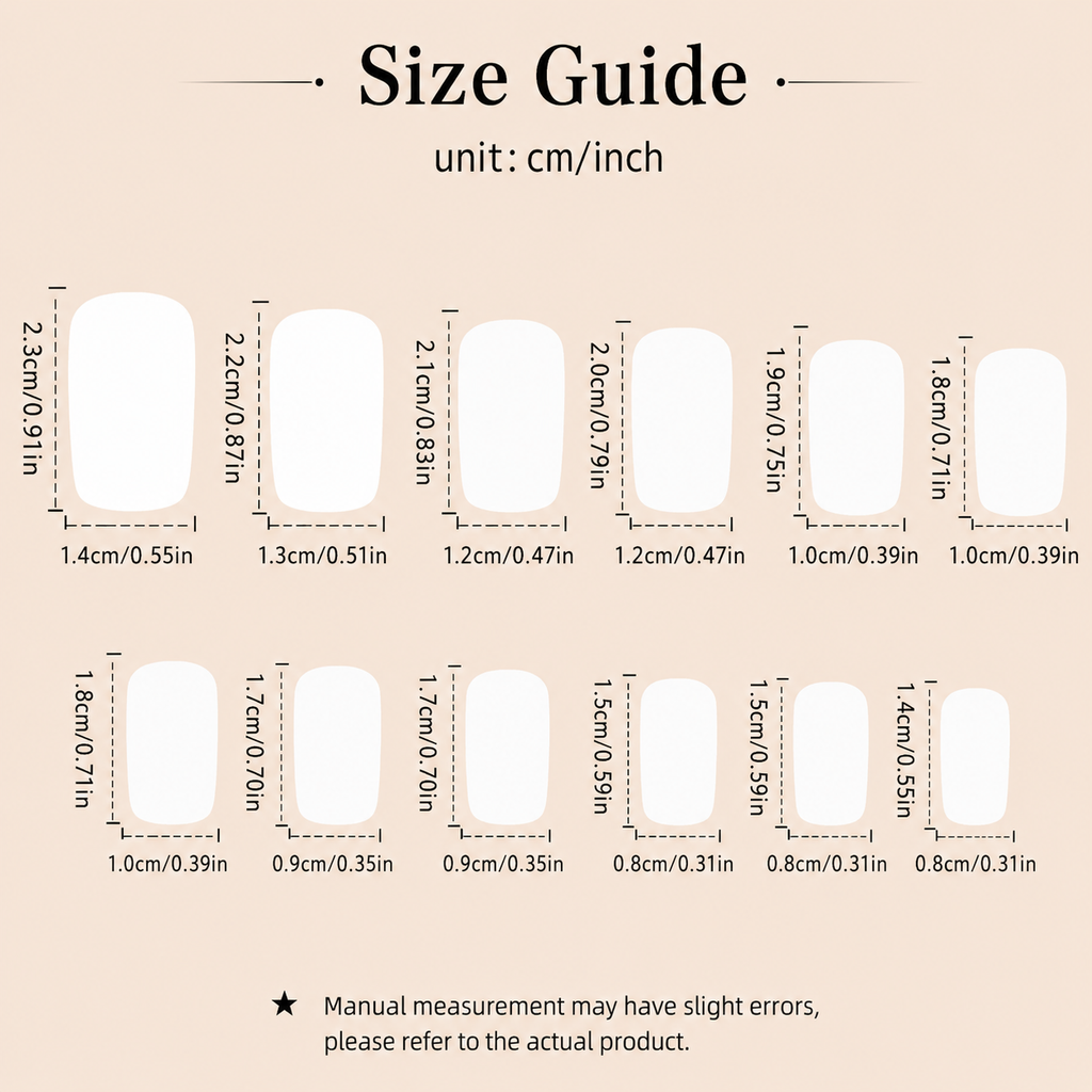 Cow Print French Short Square Press On Nails with 3D Flower | 24 Count