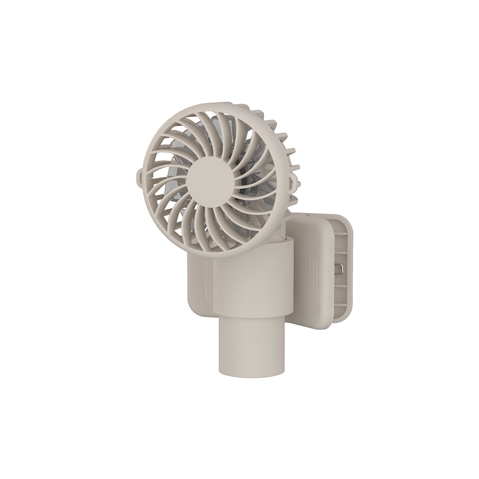 USB Rechargeable Portable Clip-On Cooling Fan with 3 Speed Settings