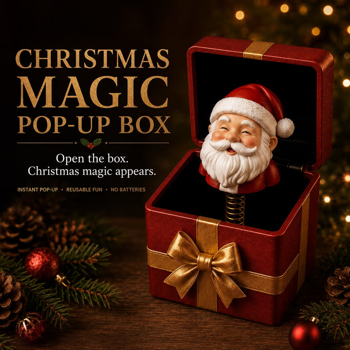Christmas Magic Pop-Up Gift Box