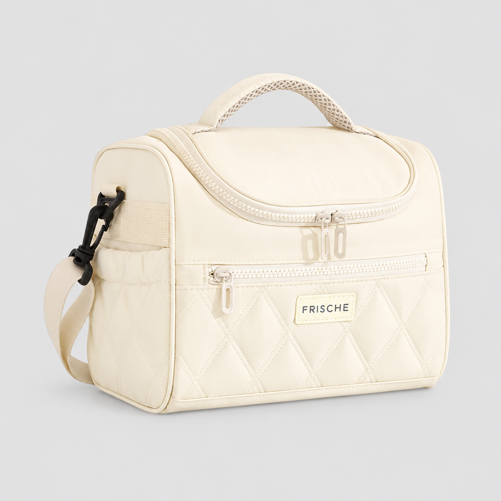Insulated Lunch Cooler Bag with Shoulder Strap for Work & Travel