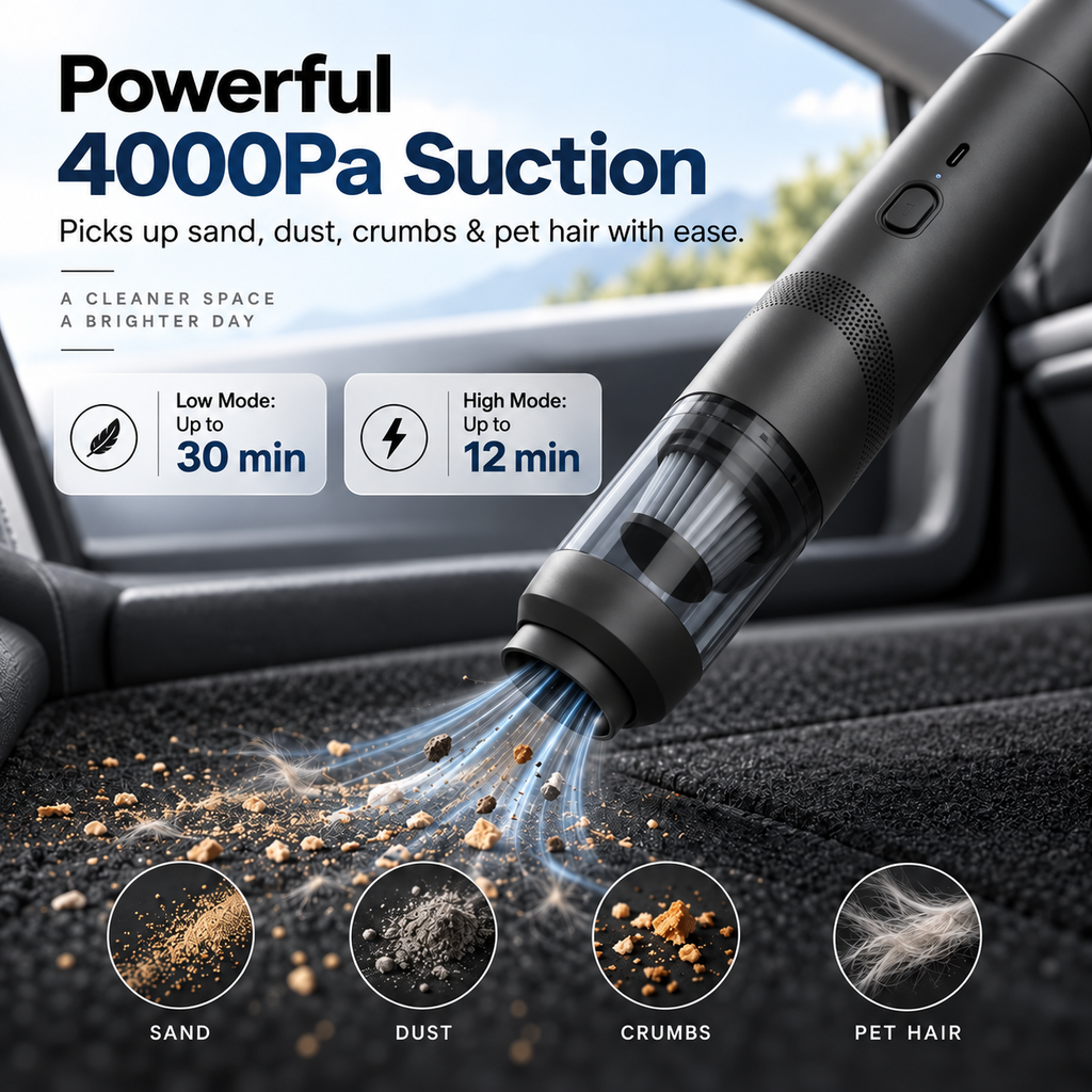 Cordless Handheld Car Vacuum