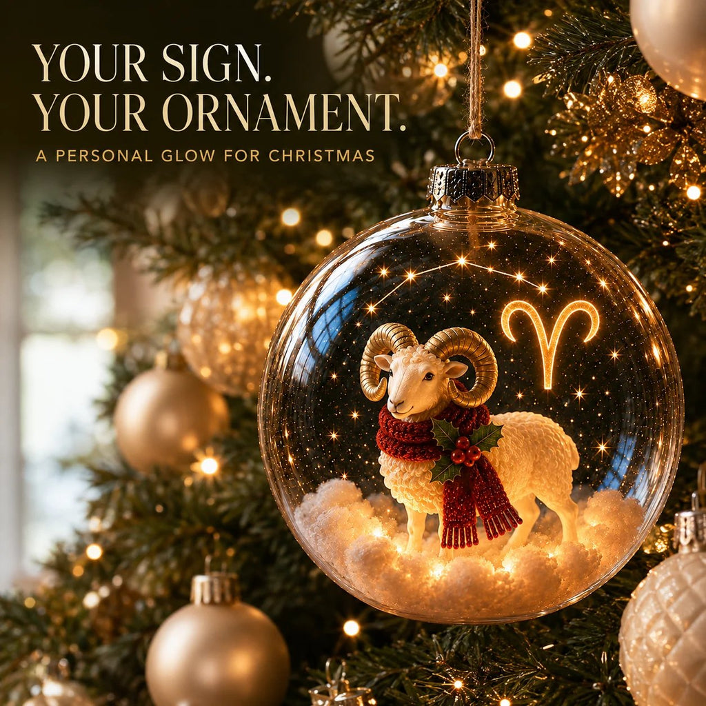Lighted Zodiac Christmas Ornament
