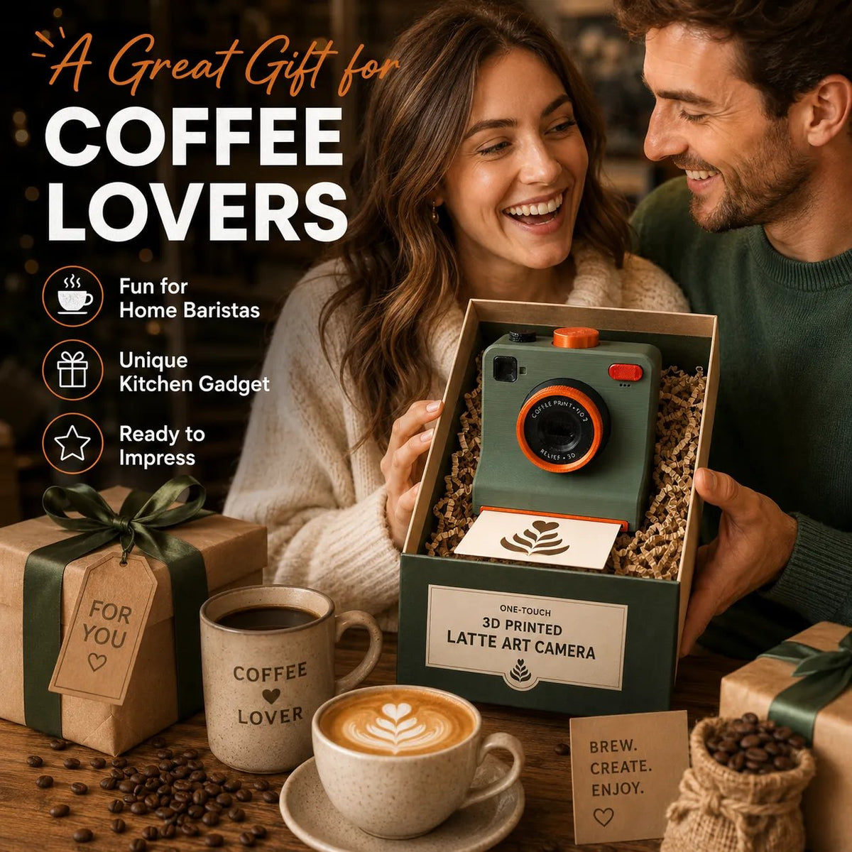 Custom Latte Art Printer – Turn Photos Into Coffee Designs