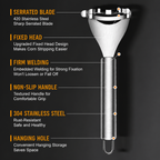 Stainless Steel Corn Peeler Tool for Easy Kernel Removal