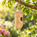 Wooden Acorn Birdhouse Ornament for Garden Decor