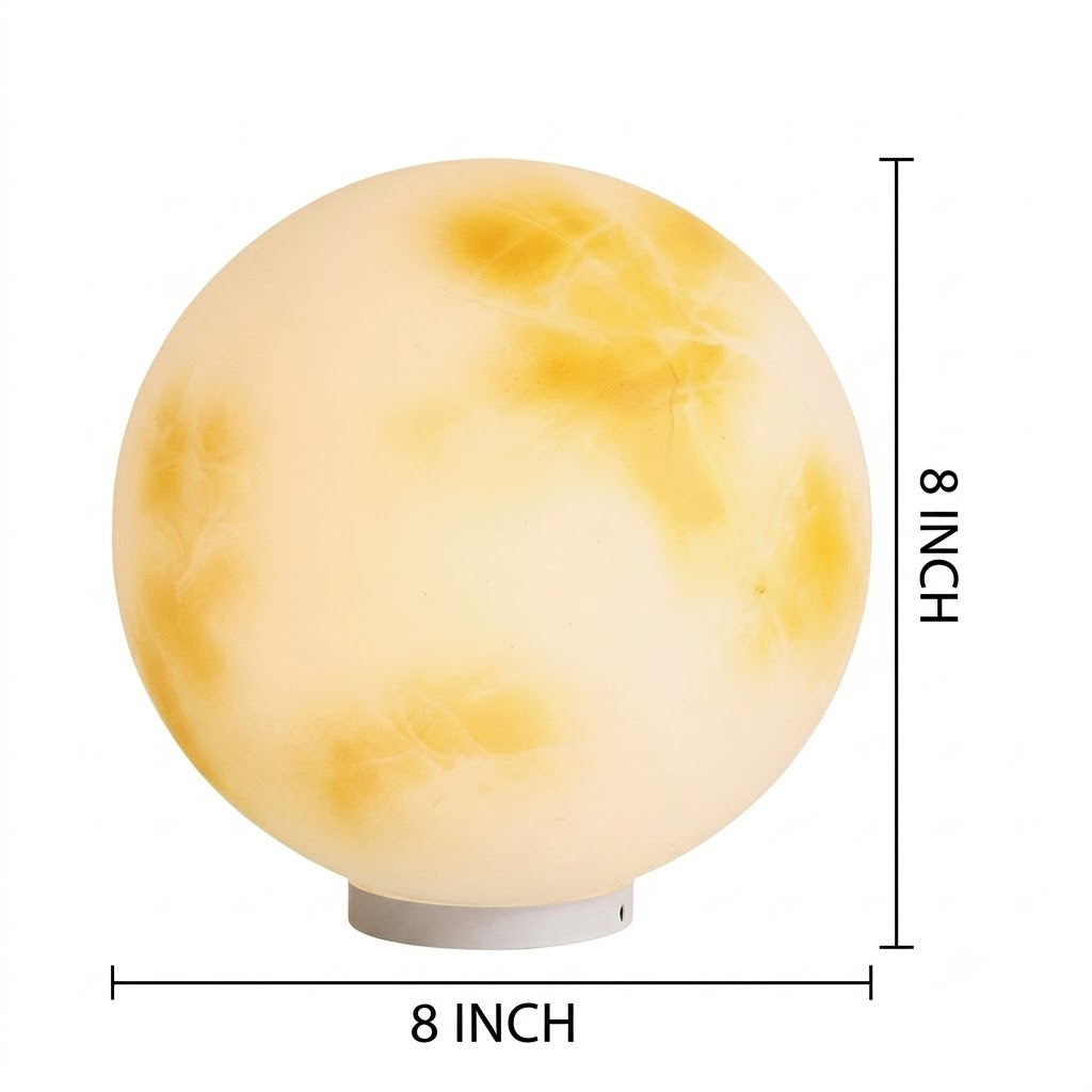 Solar Moon Fence Post Light Outdoor Pillar Lamp for Garden Pathway