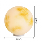 Solar Moon Fence Post Light Outdoor Pillar Lamp for Garden Pathway