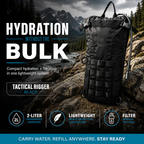 Tactical Rigger Hydration Pack 2L Modular Water Carrier