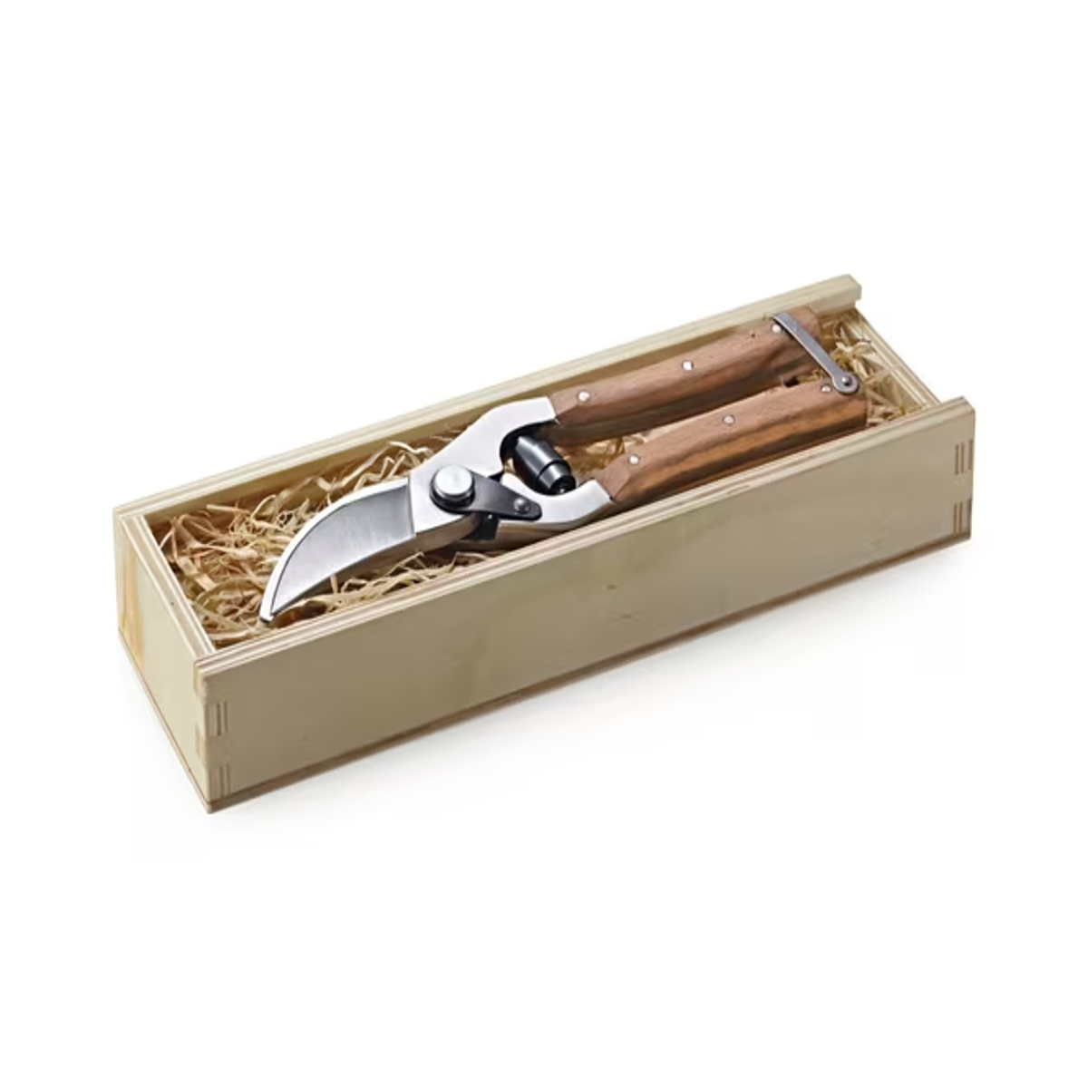 Garden Pruning Shears with Wooden Handle