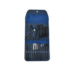 16 Piece Stainless Steel Nail Care Set with PU Leather Case
