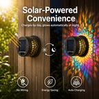 Solar Mandala Garden Light for Patio and Outdoor Decor
