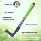 6-Piece Garden Tool Set with Green Handles for Home Gardening