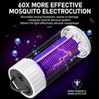 USB Rechargeable Mosquito Killer Lamp UV Insect Trap Indoor Outdoor