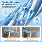 Window Squeegee with Spray & Extendable Handle for Glass Cleaning