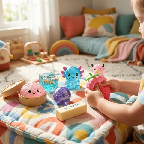 8-Piece Sensory Squishy Toy Set