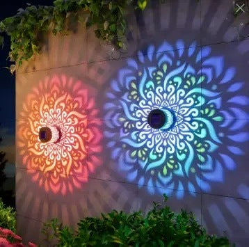 Solar Mandala Garden Light for Patio and Outdoor Decor