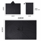 3 in 1 Waterproof Rain Poncho for Camping Hiking Backpacking