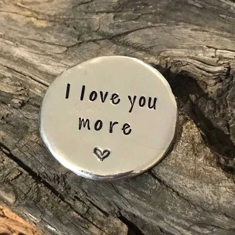 Hand Stamped Pocket Love Token – Inspirational Keepsake Gift