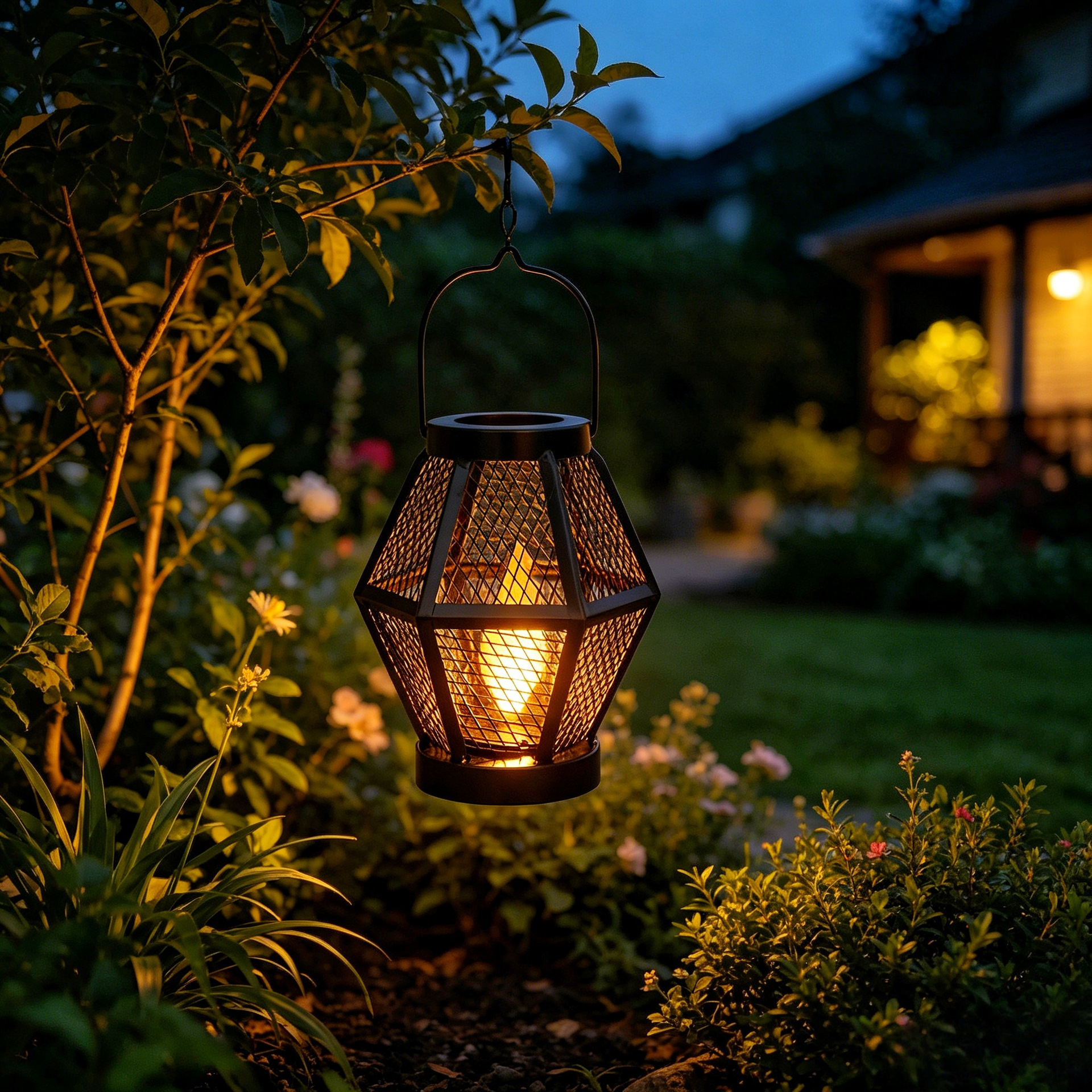 Solar Mandala Garden Light for Patio and Outdoor Decor