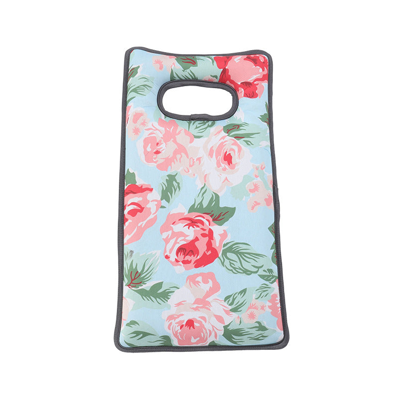 Floral Garden Kneeling Pad with Handle for Gardening