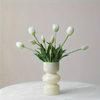 Artificial Tulips 15pcs Mixed Color – UV-Resistant Wedding Bouquet Flowers