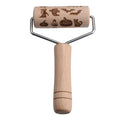 Wooden Embossing Rolling Pin for Cookies – Halloween & Christmas