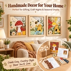 DIY No-Sew Fabric Art Kit – Textured Fabric Craft