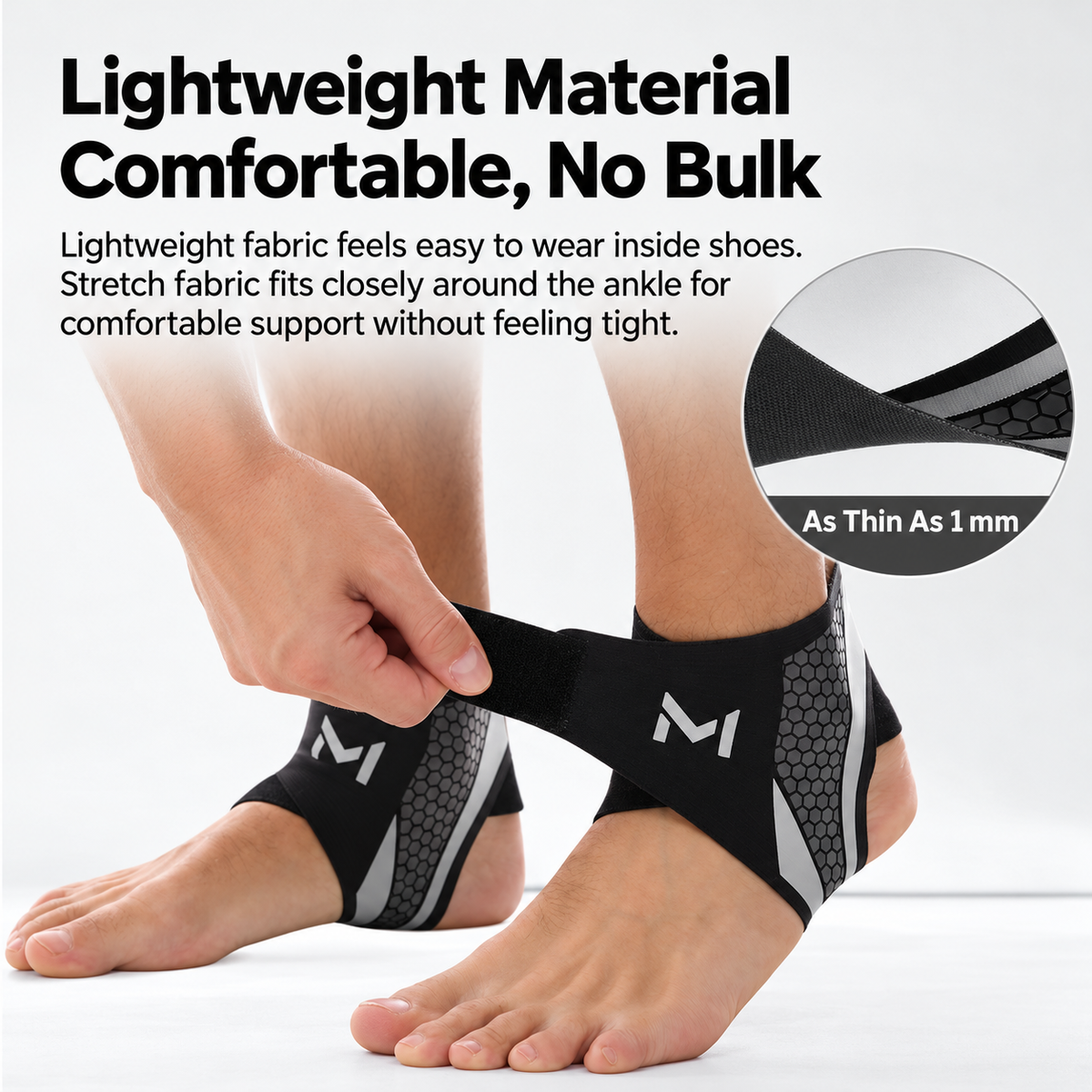 Compression Ankle Support Brace with Open Heel