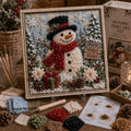 DIY 3D Christmas Fabric Poke Art Kit with Display Stand