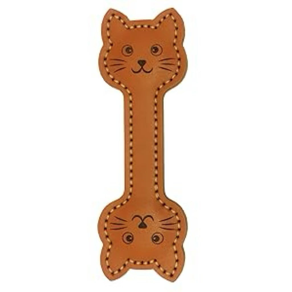 3 Pack Leather Magnetic Bookmark Clips Cat and Dog Paw Design