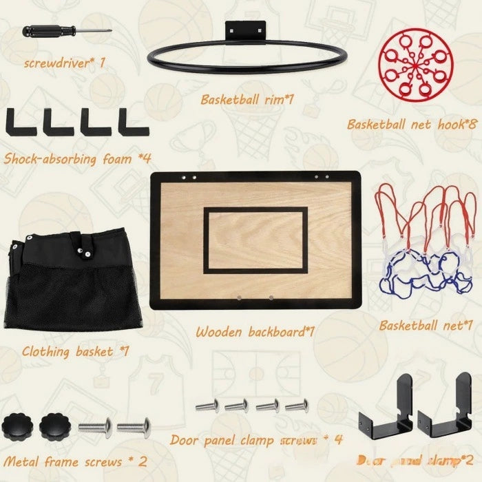 Shoot & Store Basketball Laundry Hamper – Less Mess, More Fun