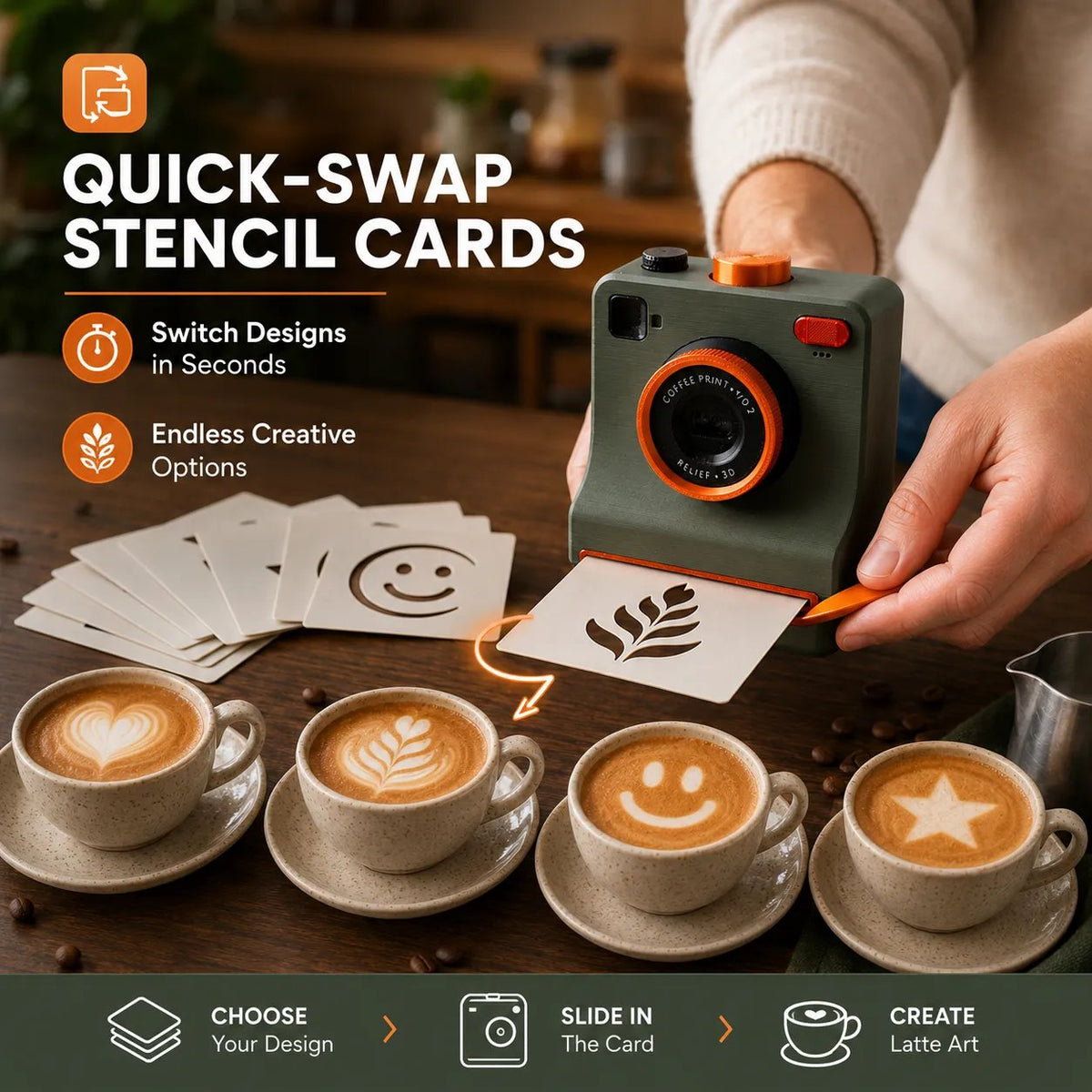 Custom Latte Art Printer – Turn Photos Into Coffee Designs